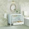 James Martin Vanities 36'' Vanity, Bright White w/ 3 CM Arctic Fall Solid Surface Top 485-V36-BW-3AF - alternate 3